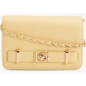 Bebe Evie Flap Crossbody Bag NWT Blonde